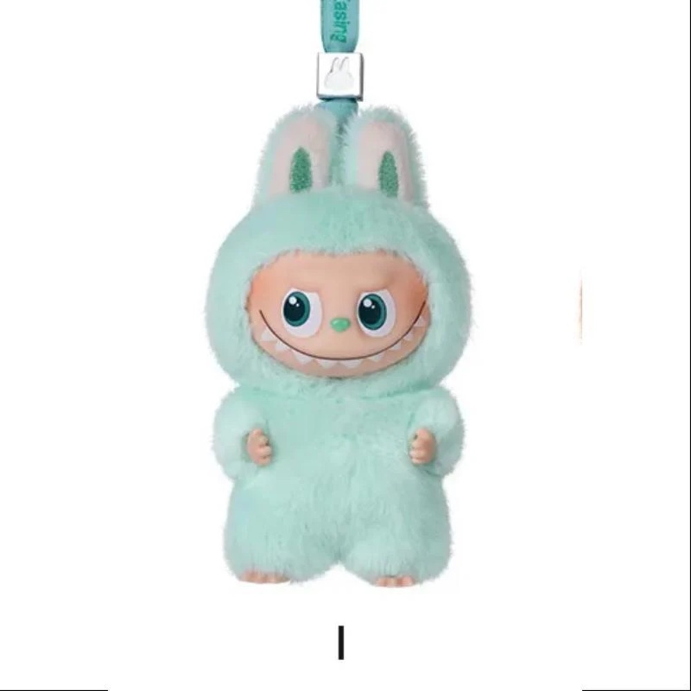 LETTER “I” - Mint Green Labubu Pin for Love Letter I for Imagination - Picture 1 of 11